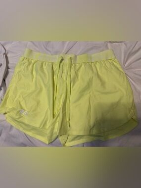Under Armour Women's Neon Yellow Athletic Shorts